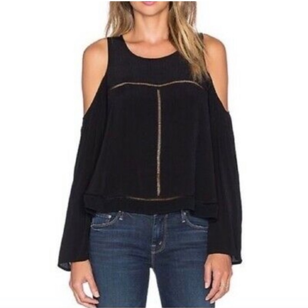 Lovers + Friends Shoulder Cut Out Long Sleeve
